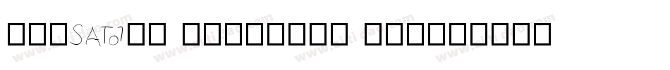 RaySat Personal Use字体转换